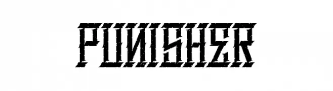 Punisher  Frei Schriftart Herunterladen