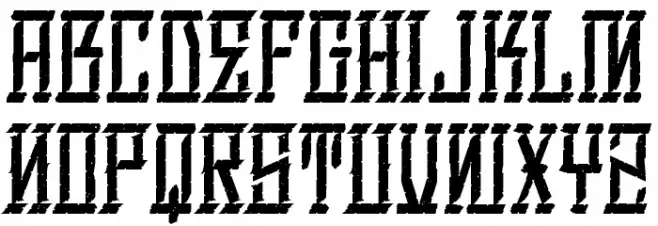 Punisher Schriftart Groß