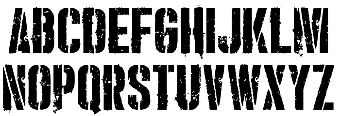 Punishment Font LOWERCASE