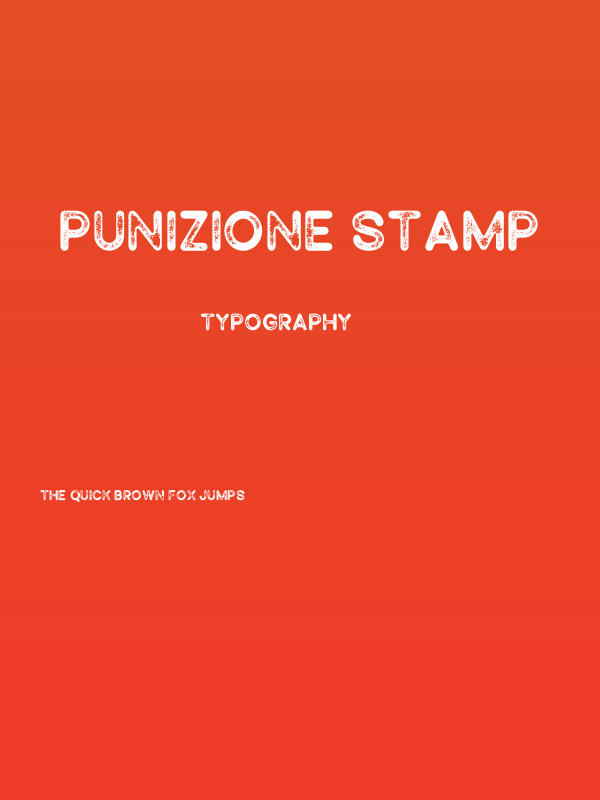 Punizione Stamp Poster