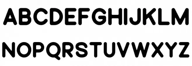 Punizione Schriftart Groß