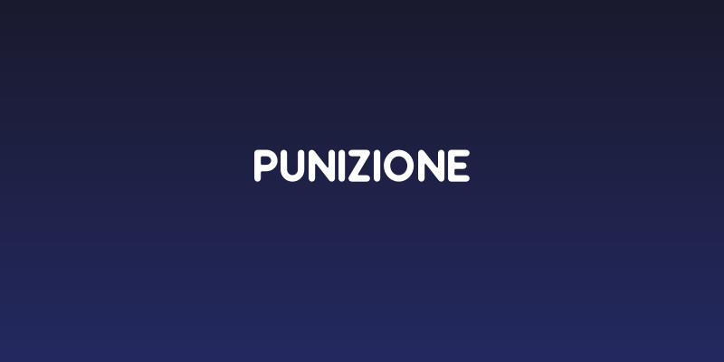 Punizione Social Header
