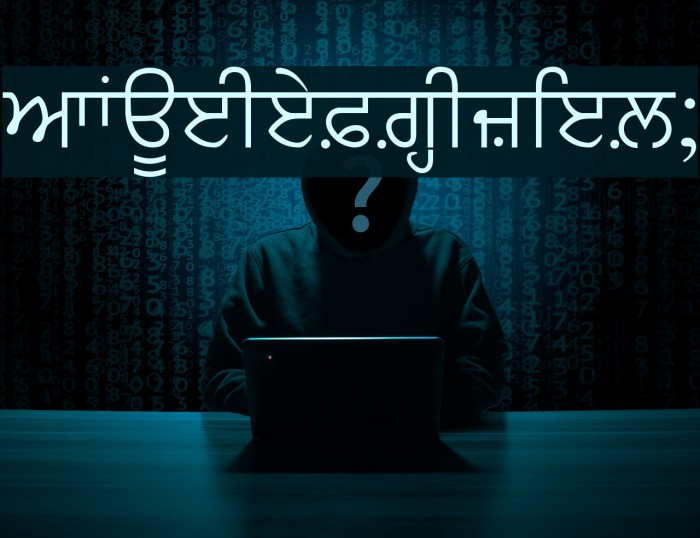 PunjabiText Font examples