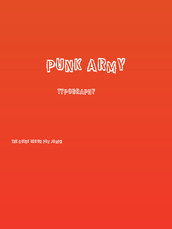 Punk Army Poster