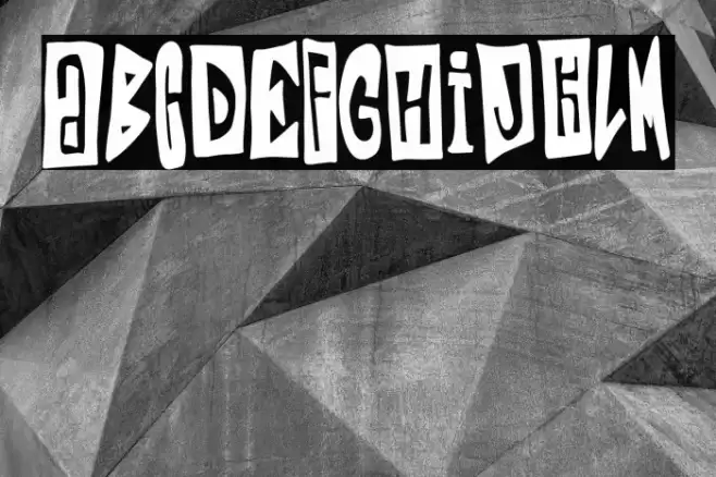 Punk Cristiano Font examples