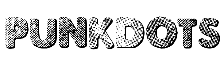 Punk Dots Font
