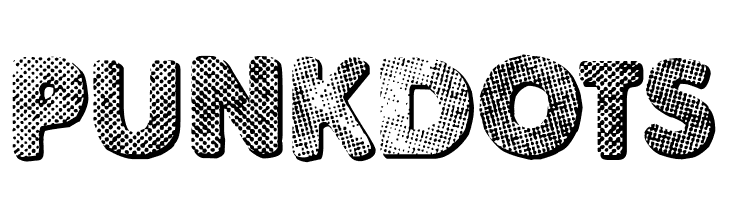 Punk Dots  Frei Schriftart Herunterladen