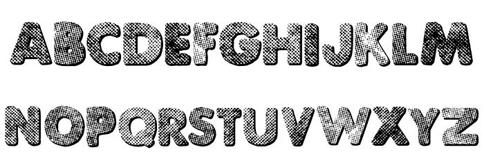 Punk Dots Font LOWERCASE