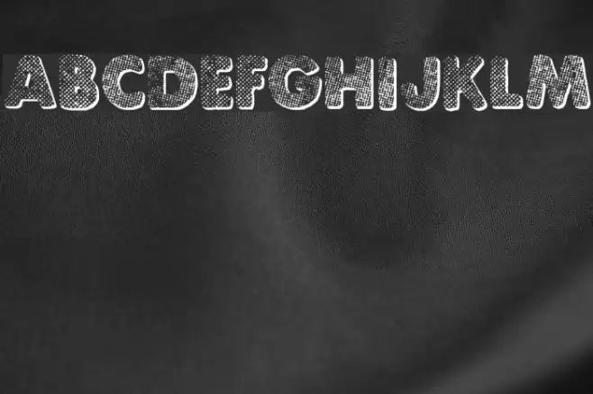 Punk Dots Font examples