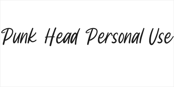 Punk Head Personal Use Logo