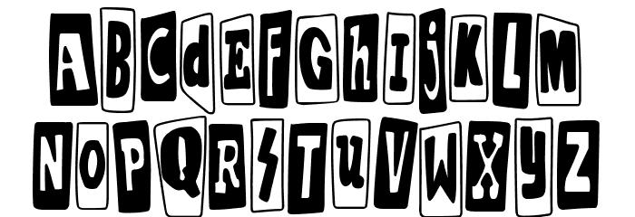 Punk Homo Erectus Font LOWERCASE