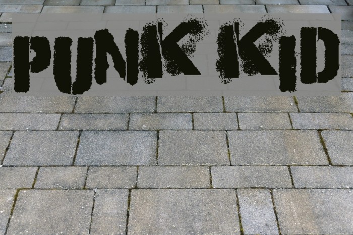 Punk Kid Font examples