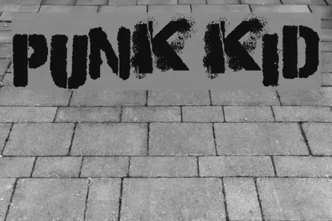 Punk Kid Font examples