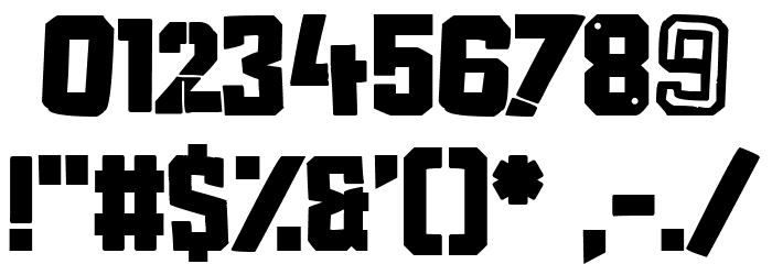 Punk Metal Schriftart Anderer Schreiben