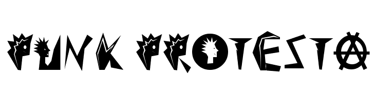 Punk Protesta  font caratteri gratis
