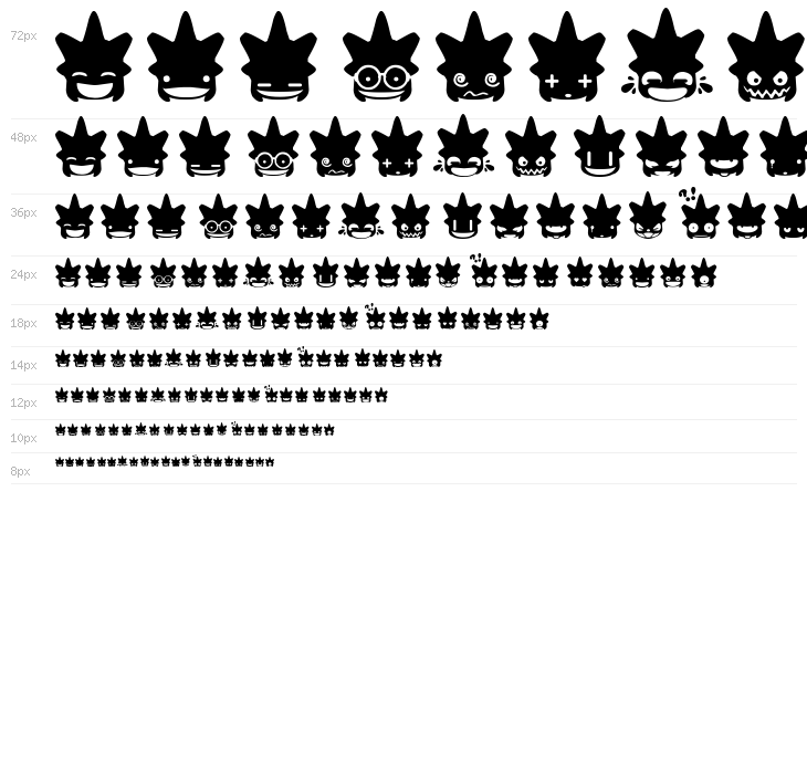 Punk Smileys Waterfall