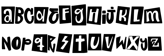 Punk Toons Channel Font UPPERCASE