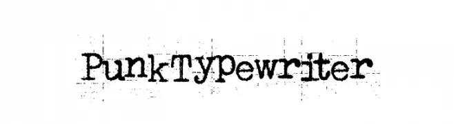 Punk Typewriter  नि: शुल्क फ़ॉन्ट्स डाउनलोड