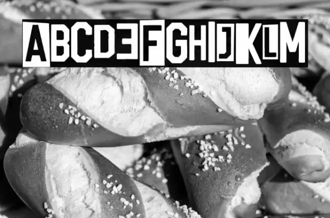 Punk University Font examples