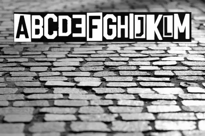 Punk University Font examples