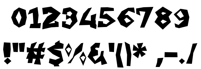 Punk Vibes Regular Font OTHER CHARS