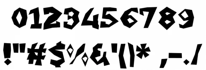 Punk Vibes Regular Schriftart Anderer Schreiben