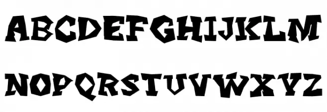 Punk Vibes Regular Font Litere mari