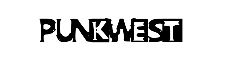 Punk West  font caratteri gratis