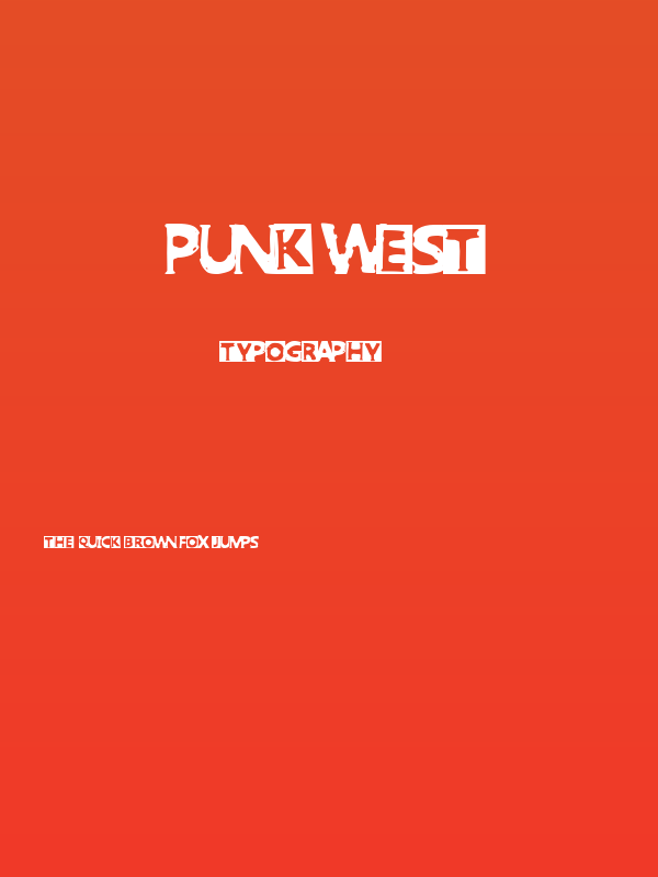 Punk West Poster