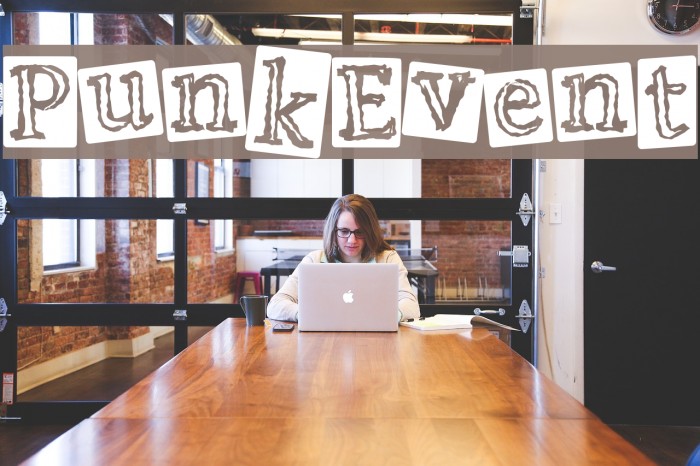 PunkEvent Font examples