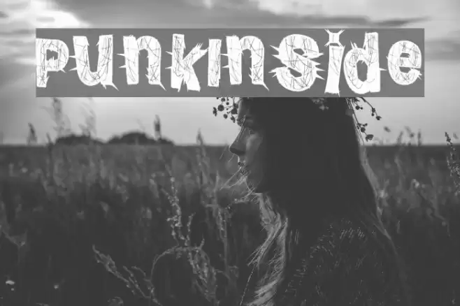 PunkInside Font examples