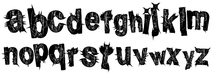 PunkInside Font LOWERCASE