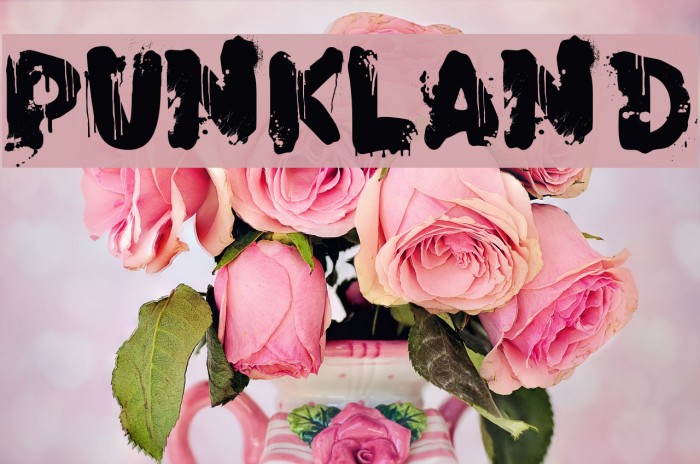 PunkLand Font examples