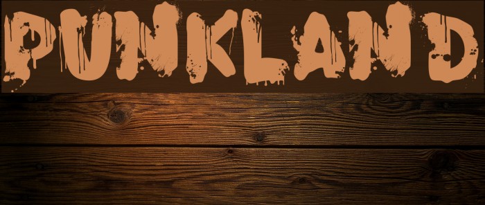 PunkLand Font examples