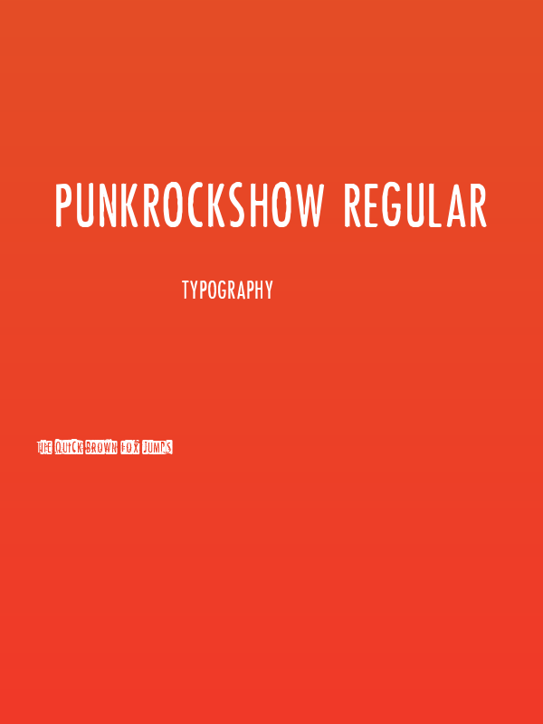 PunkRockShow Regular Poster