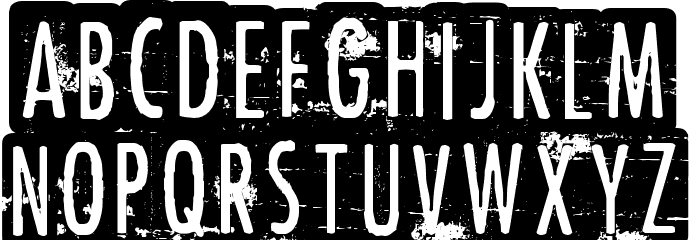 PunkRockShow Regular Font LOWERCASE