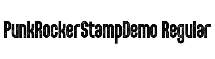 PunkRockerStampDemo-Regular  नि: शुल्क फ़ॉन्ट्स डाउनलोड