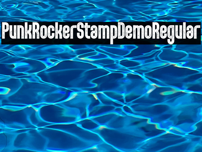 PunkRockerStampDemo-Regular Example 2