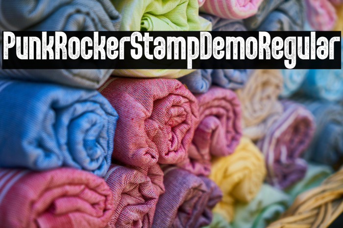 PunkRockerStampDemo-Regular Example 3