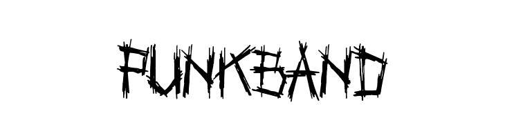 Punkband  Frei Schriftart Herunterladen