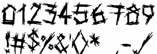 Punkband Font OTHER CHARS