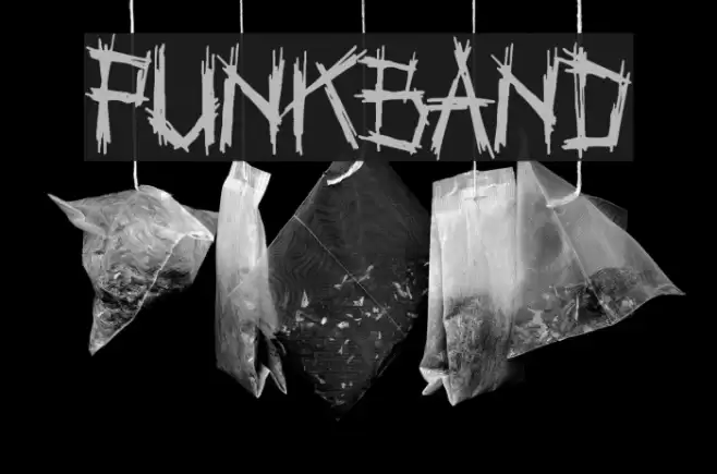 Punkband Font examples