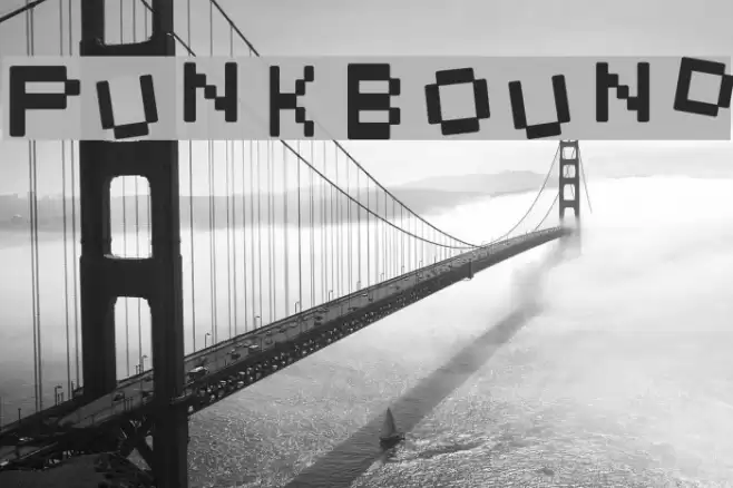 Punkbound Font examples