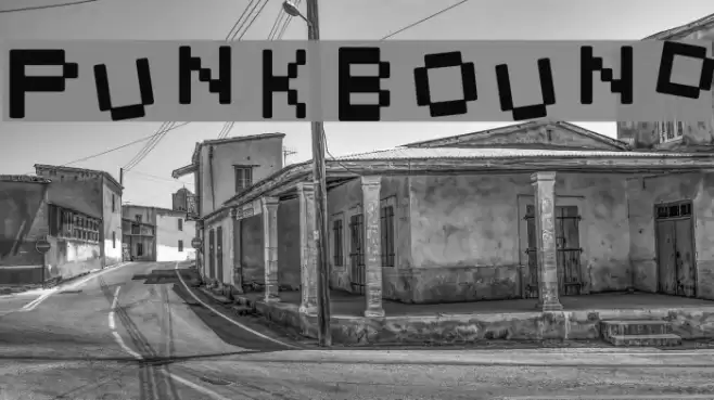 Punkbound Font examples