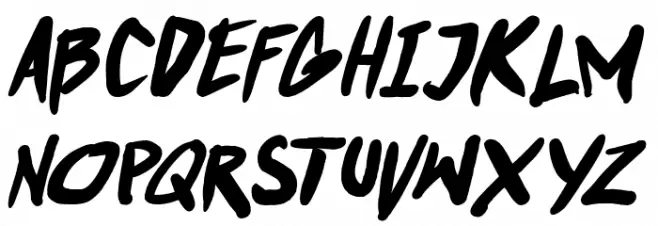 Punkboy Bold Italic Fonte MAIÚSCULAS