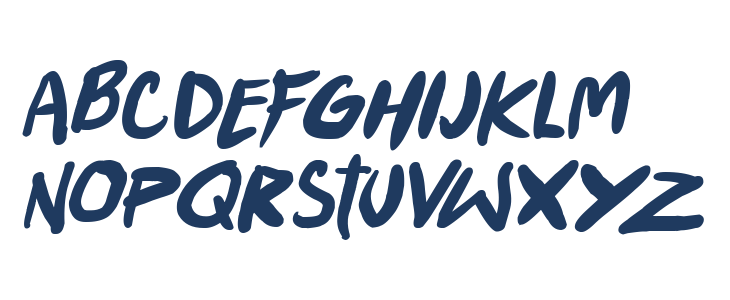 Punkboy Bold Italic Lowercase