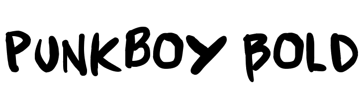 Punkboy Bold  नि: शुल्क फ़ॉन्ट्स डाउनलोड