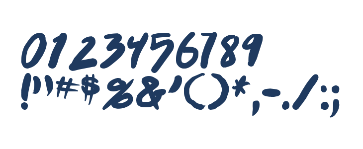 Punkboy Bold Other Characters