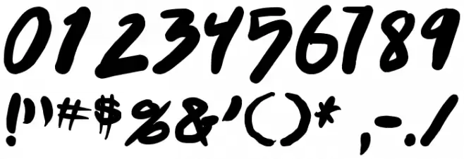 Punkboy Bold Font OTHER CHARS