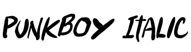 Punkboy Italic  لخطوط تنزيل